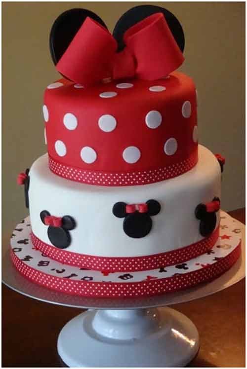 2-Tier Mickey Mouse Theme Cake – Cakes All The Way