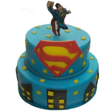 Superman Cake | Super moist cookies and cream came for Super… | Flickr