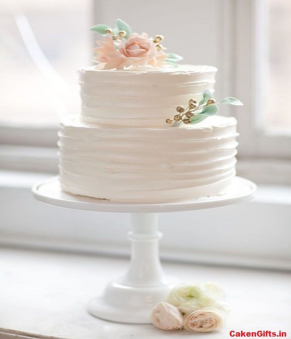 Marriage Anniversary Fondant Cake - Cake House Online
