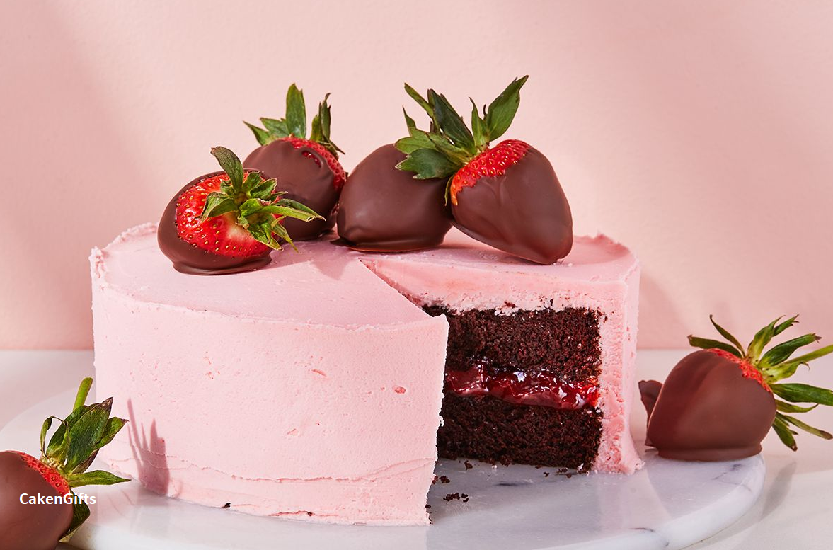 Buy Choco Strawberry Cake | Online Cake Delivery | Eggless cakes in India