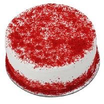 Red Velvet With Cream Cake