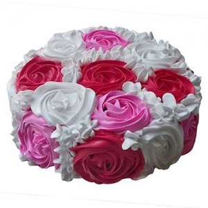 Colourful Rose Delight Cake