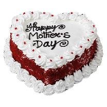 Heart Shaped Mothers Day Cake