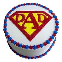 Super Dad Vanilla Cake