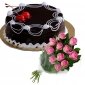 cherry-on-chocolate-cake-12-pink-roses thumb