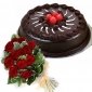 chocolate-cake-with-cherry-12-roses thumb