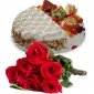 fruit-cake-with-two-taste-6-roses thumb