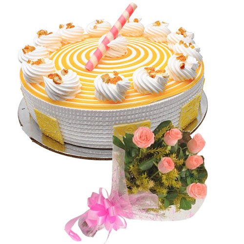 sapid-butter-scotch-cake-6-pink-roses