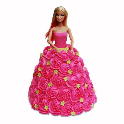 pink-barbie-doll-cake