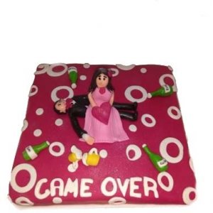 Love Game Over Cake