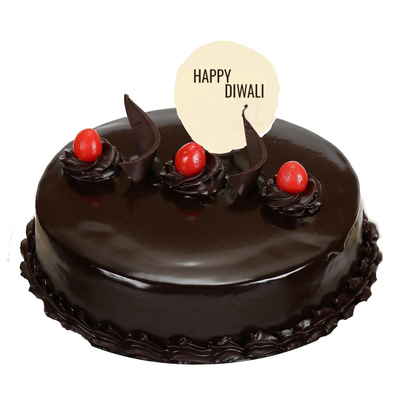 Online Diwali Diyas Print Cake Gift Delivery in Saudi-arabia - FNP